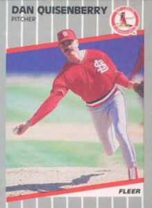 Dan Quisenberry 1989 Fleer Baseball Card