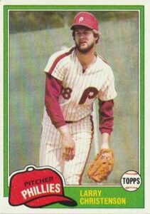 Larry Christenson 1981 Topps Baseball Card