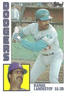 Rafael Landestoy 1984 Topps Baseball Card