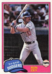 Ron Cey 1981 Topps Baseball Card