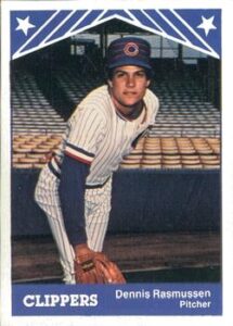 Dennis Rasmussen 1983 minor league baseball card