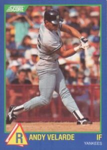 Randy Velarde 1989 Score Baseball Card