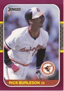 Rick Burleson 1987 Donruss Baseball Card