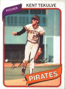 Kent Tekulve 1980 Topps Baseball Card